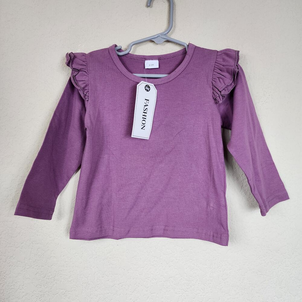 2T - Baby & Toddler Clothes - NWT Purple Long Sleeve Shirt